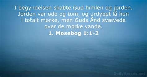 Den 9 Juli 2023 Dagens Bibelvers 1 Mosebog 1 1 2 DailyVerses Net