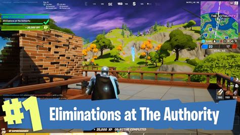 Eliminations At The Authority Fortnite Week Youtube