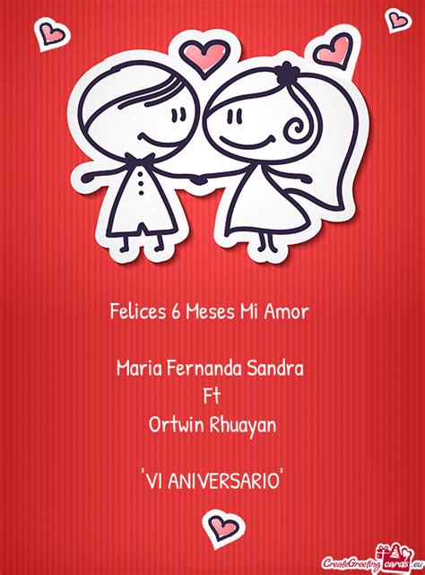 Felices Meses Mi Amor Free Cards