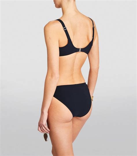 Womens Shan Navy Armature Bikini Top Harrods Uk