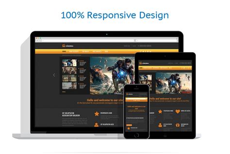 Movie Responsive Joomla Template