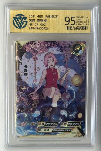 KaYou Naruto TCG CCG Trading Card Haruno Sakura SSP NR CR 002 CCG 9 5