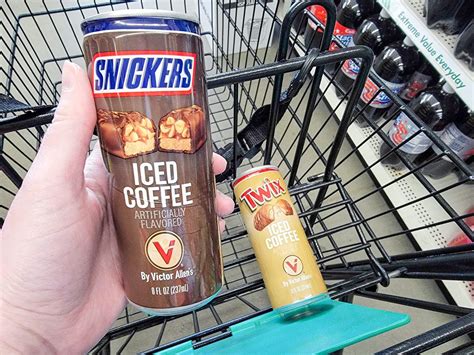 Now Available At Dollar Tree Victor Allens Snickers Or Twix Iced Coffee The Krazy Coupon Lady