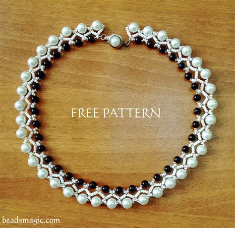 Free Pattern For Necklace Islandia Beads Magic