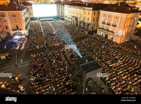 Film Festival Locarno in Switzerland Stock Photo - Alamy