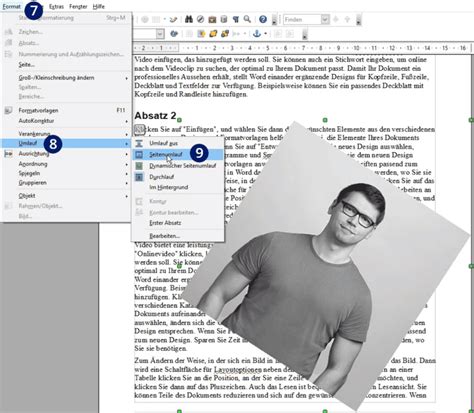 OpenOffice Writer Bild Drehen Bilder 90 Grad Individuell Drehen