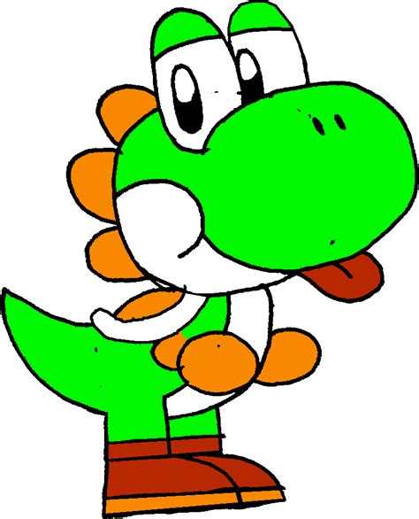 Yoshi (Super Mario World) by ToonTrev on DeviantArt