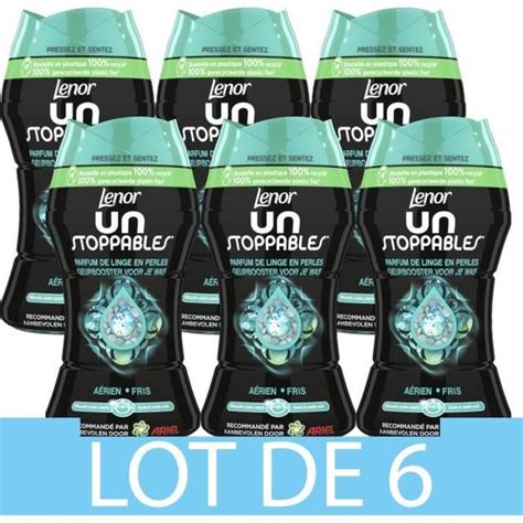 Lenor Parfum De Linge En Perles Unstoppables A Rien G Lot De