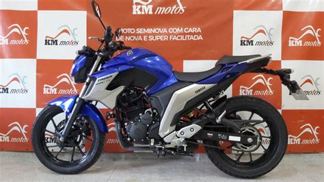 Yamaha Fz Fazer Abs Azul Km Motos Sua Loja De Motos Semi