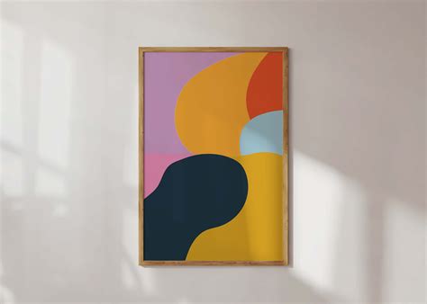 Colorful Wall Art Abstract Wall Art Colorful Prints Gallery - Etsy