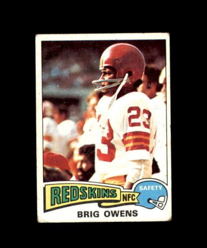 1975 TOPPS FOOTBALL CARD WASHINGTON REDSKINS 78 BRIG OWENS EBay