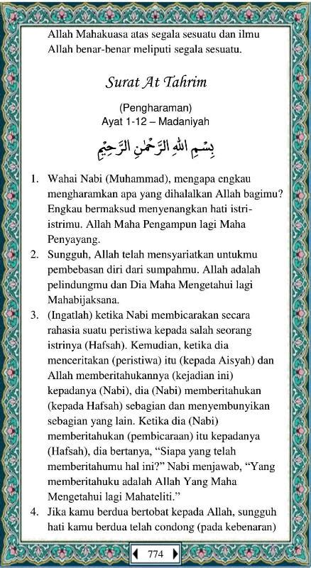 Al Quran Juz 28 Dan Terjemahannya Full Lengkap