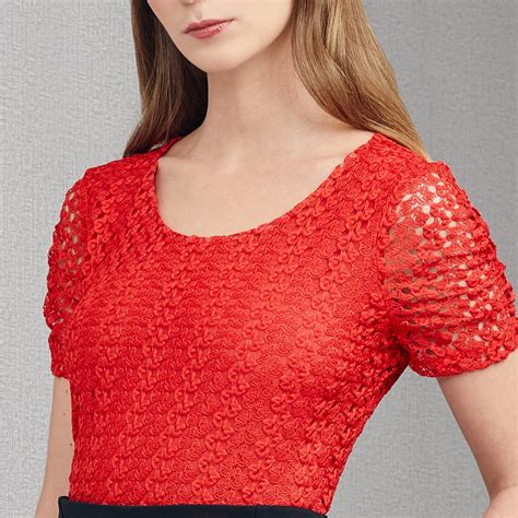 BLUSA MUJER CAMILA VIALI ROJO B12140 ANA MARIA NUDE