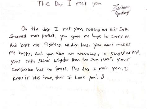 Sing Me A Story Stories The Day I Met You
