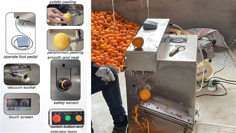 High Efficient Persimmon Peeling Machine Fruit Peeling Machine