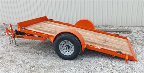 Single Axle Tilt 500 Series Cronkhite Trailers