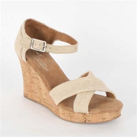 Toms Women S Strappy Wedges Sierra Size Strappy Wedges Wedges