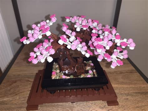 10281 Bonsai Tree with pink flowers instead of pink frogs : lego