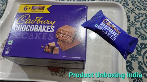 Cadbury Chocobakes Choc Layered Cakes Unwrapping 🥧 Youtube