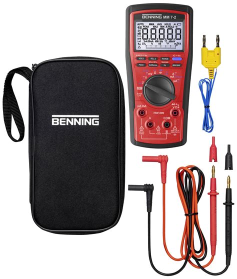 Benning 044690 Iso Hånd Multimeter Kalibreret Iso Digital Cat Iii