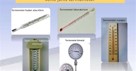 Jenis Jenis Termometer Beserta Keterangannya Types Of Thermometers