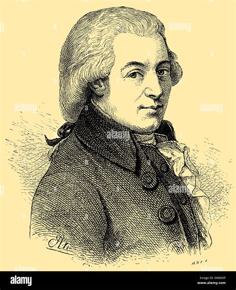 Wolfgang Amadeus Mozart (1756 – 1791), Austrian composer Stock Photo ...