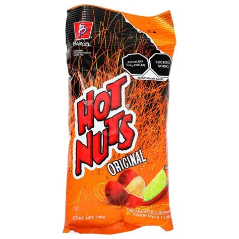 Cacahuates Hot Nuts Original Barcel 100g Delsol