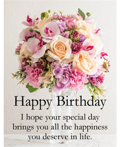 Pin by Merly Igharas on Birthday wishes flowers | Happy birthday flowers wishes, Best birthday ...