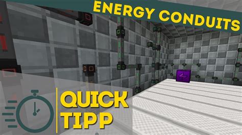 Ender Io Energy Conduits Quick Tipp Youtube