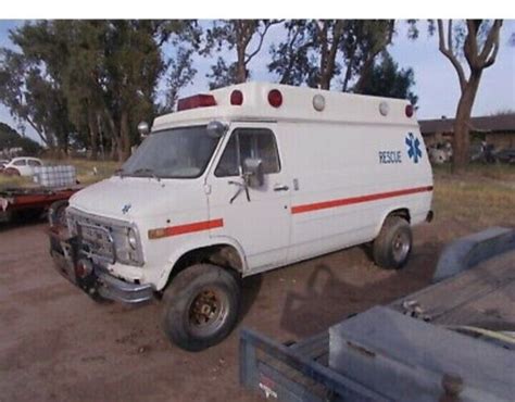 4x4 Van Chevy Ambulance Classic Chevrolet G20 1979 For Sale