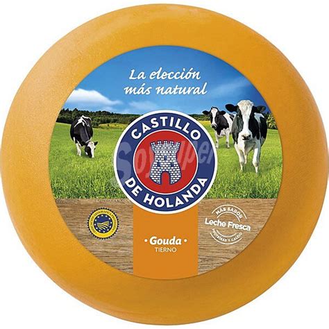 Castillo De Holanda Queso Tierno Plato Gouda Holanda Peso Aproximado