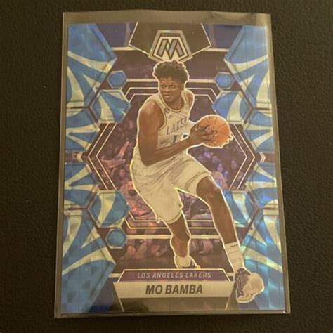 Mo Bamba 2022 23 Panini Mosaic 81 Blue Reactive Prizm Lakers EBay