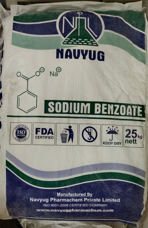 Sodium Benzoate Powder Bag 25 Kgs At Rs 106 Kg In Pune ID 26185412391