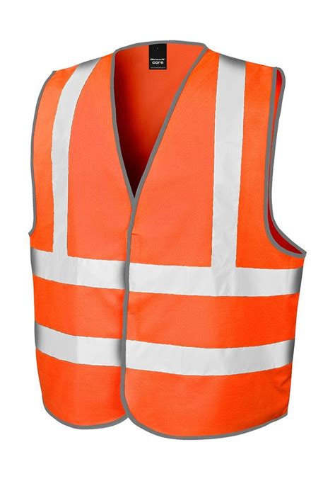 Gilet de sécurité orange fluo auto moto R201X