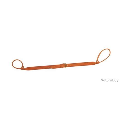 Bretelle Carabine Lasso En Cuir Vieilli R Glable Fuzyon Chasse