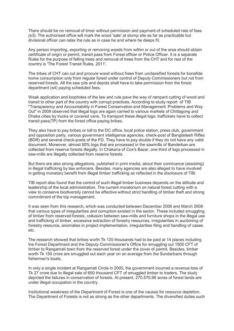 Seeking amendment to the chittagong hill tracts transit rules | PDF