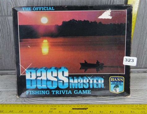 Bass Master Fishing Trivia Game Dunker Auction