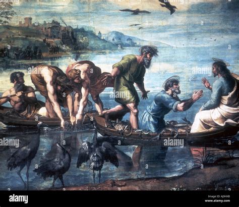 Raphael Miraculous Catch Of Fish Hi Res Stock Photography And Images