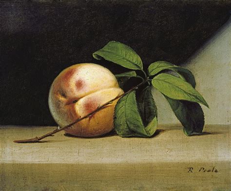 Still Life With Peach Painting By Raphaelle Peale Pixels