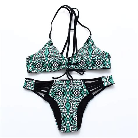 Buy Bandea Bikini Brazilian High Neck Swimwear Women