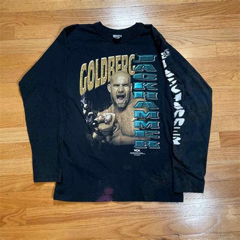 Vintage Wcw Bill Goldberg Longsleeve Gem