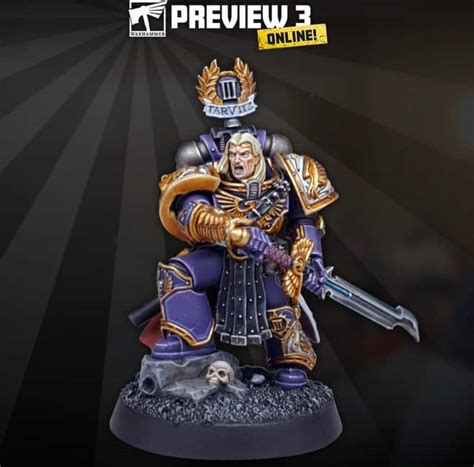 New Space Marine Saul Tarvitz Captain Model Revealed