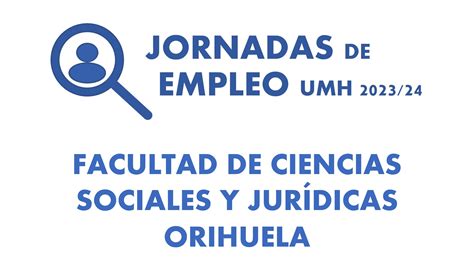 Observatorio Ocupacional UMH Jornadas De Empleo 2024 ADE Y CIENCIAS