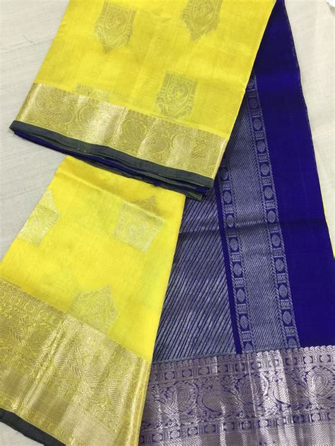 Kuppadam Pattu Sarees With Kanjeevaram Border