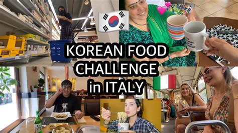 🇰🇷24 HOURS KOREAN FOOD CHALLENGE | Pooh in Italy 💕 - YouTube