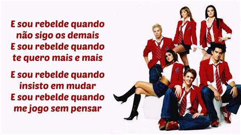 Rbd Rebelde Portuguêsletra Youtube