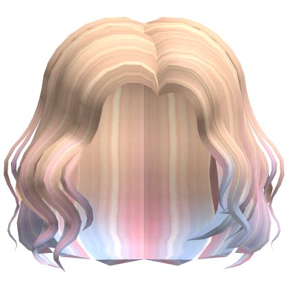 Short Nevermore Blonde To Blue Pink Hair Roblox