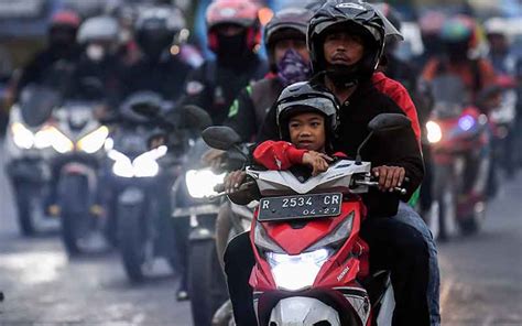 Pemudik Sepeda Motor Mulai Padati Jalur Pantura