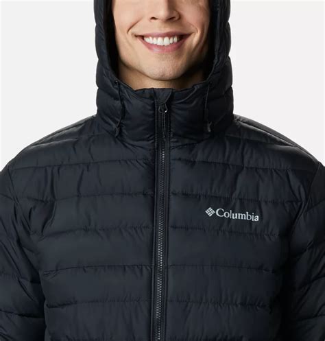 Mens Powder Lite™ Hooded Insulated Jacket Columbia Sportswear