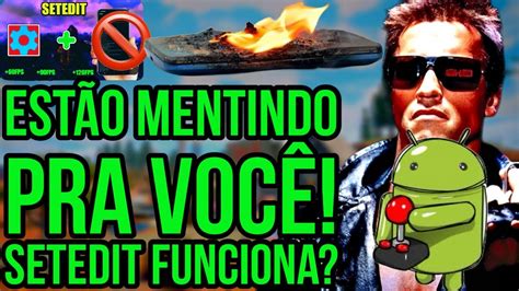 ESTÃO MENTINDO PRA VOCÊ OTIMIZAÇÃO PELO SETEDIT FUNCIONA YouTube